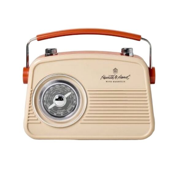 Hearth & Hand with Magnolia Other - Hearth & Hand with Magnolia Retro Portable Bluetooth Radio - Tonal Orange